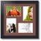ArtToFrames Collage Photo Picture Frame with 4 - 4x6 inch Openings, Framed in Black with Over 62 Mat Color Options and Regular Glass (CSM-3926-178)